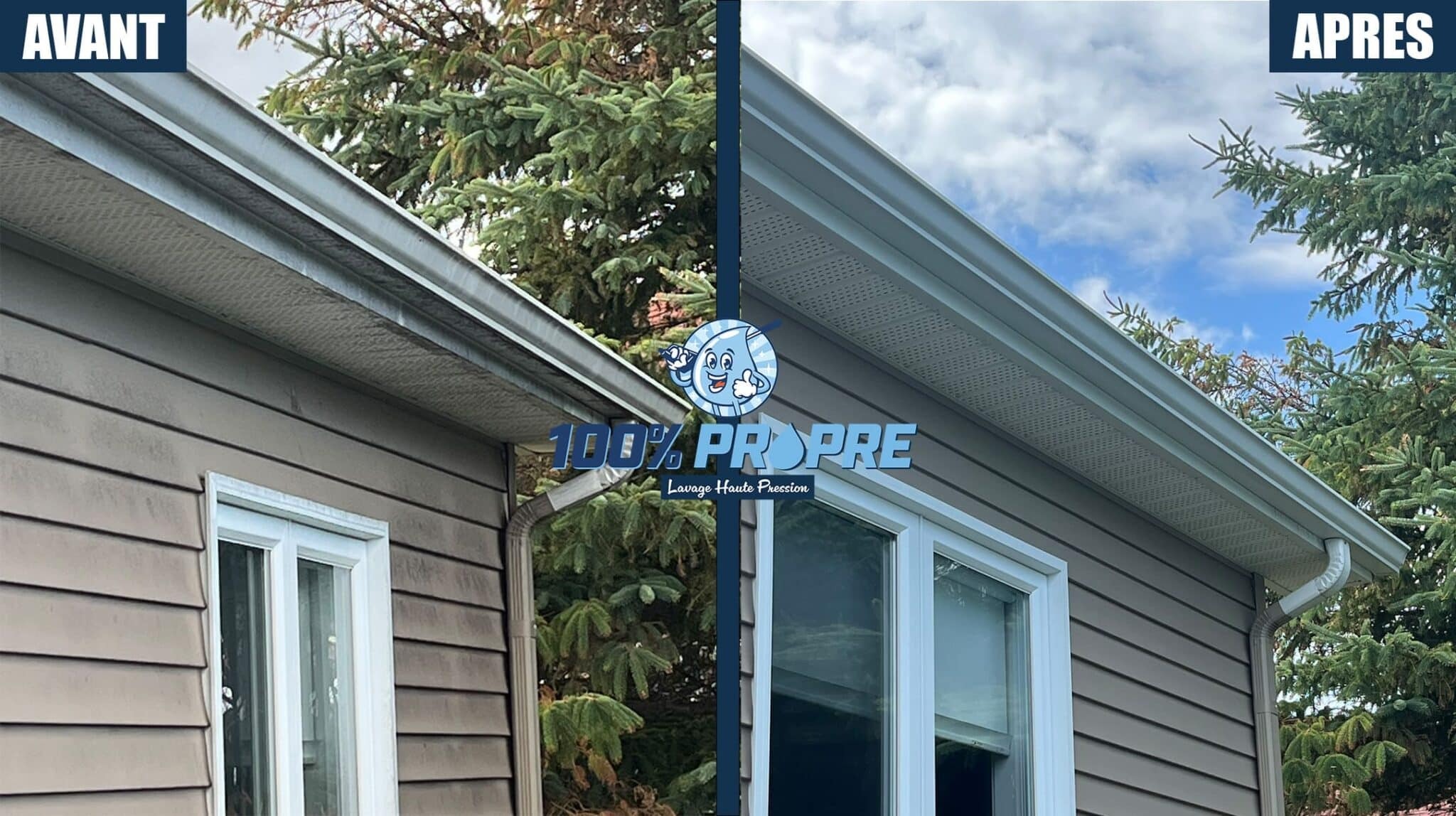 Gutters · Saint-Romuald