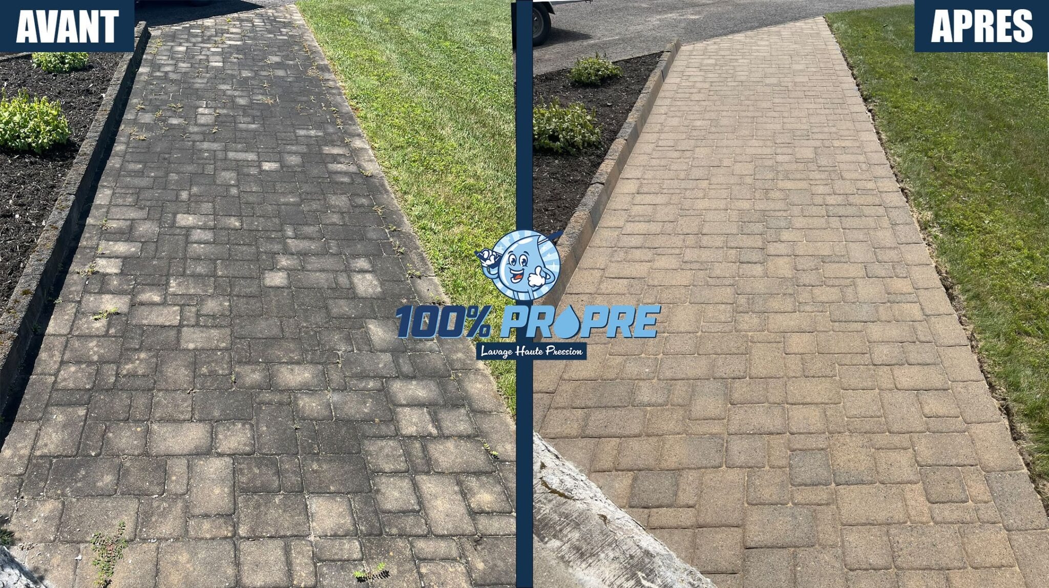 Paver driveway · Sainte-Foy